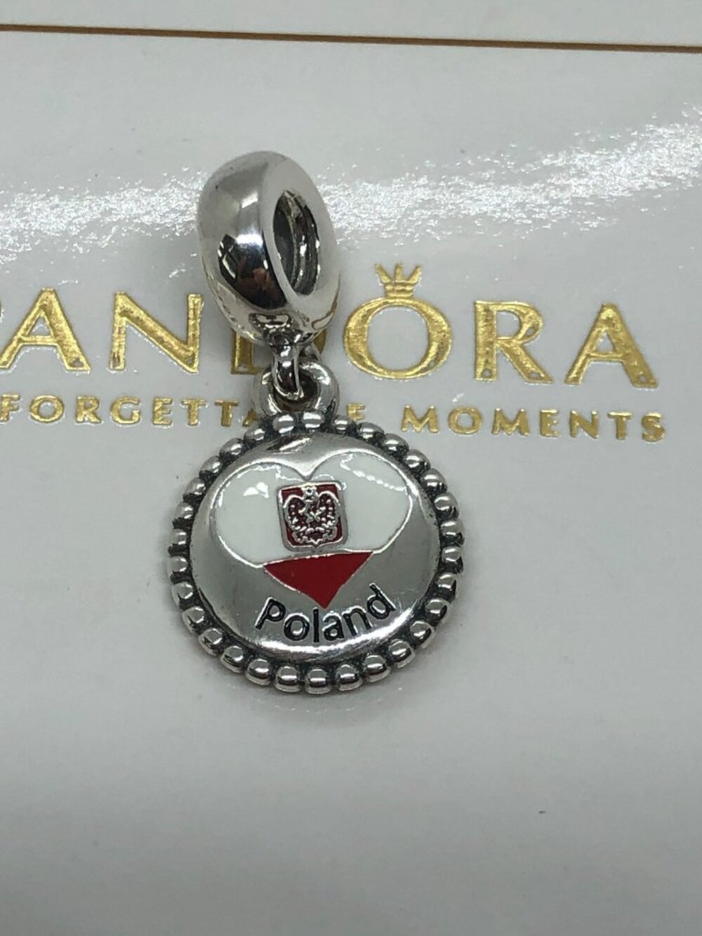 ✨🔥Pandora Poland Flag Exclusive Charm